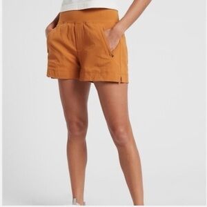 Athleta Women’s Trekkie North Short Orange Brown Hiking Size 2